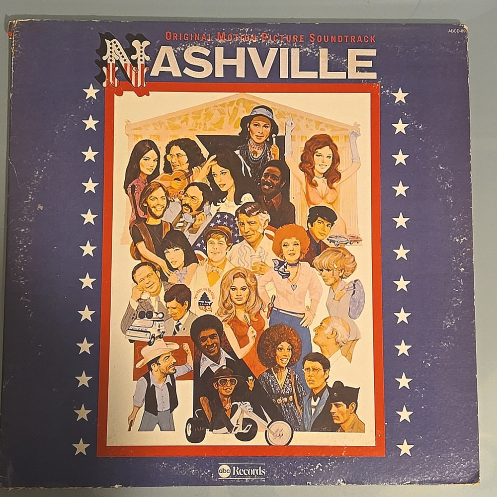 Vintage Nashville Film Soundtrack Vinyl ABC Records 1975 ABCD 893